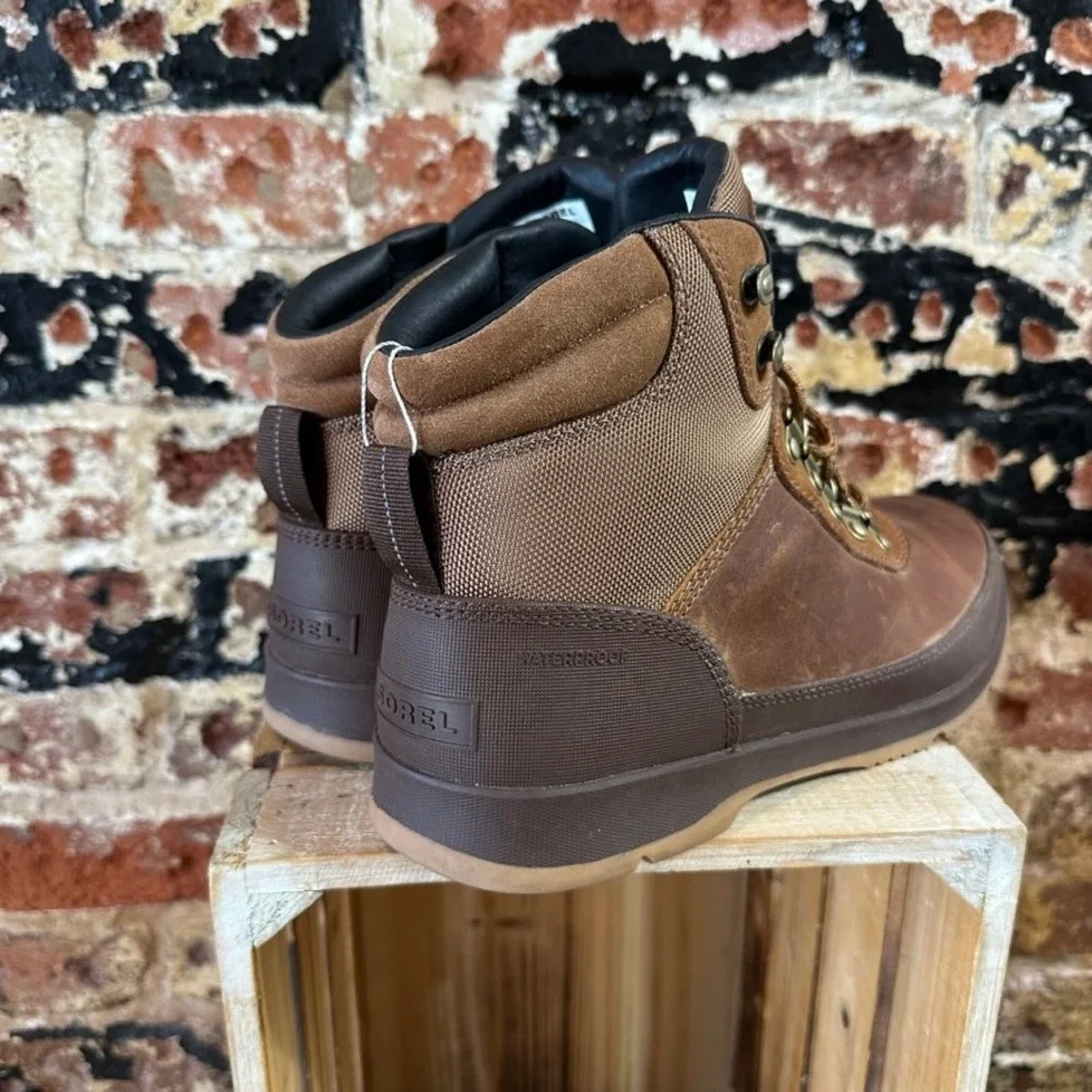 Sorel Ankeny II Hiker Boots Mens 10 Waterproof Hiking Brown Winter Casual
